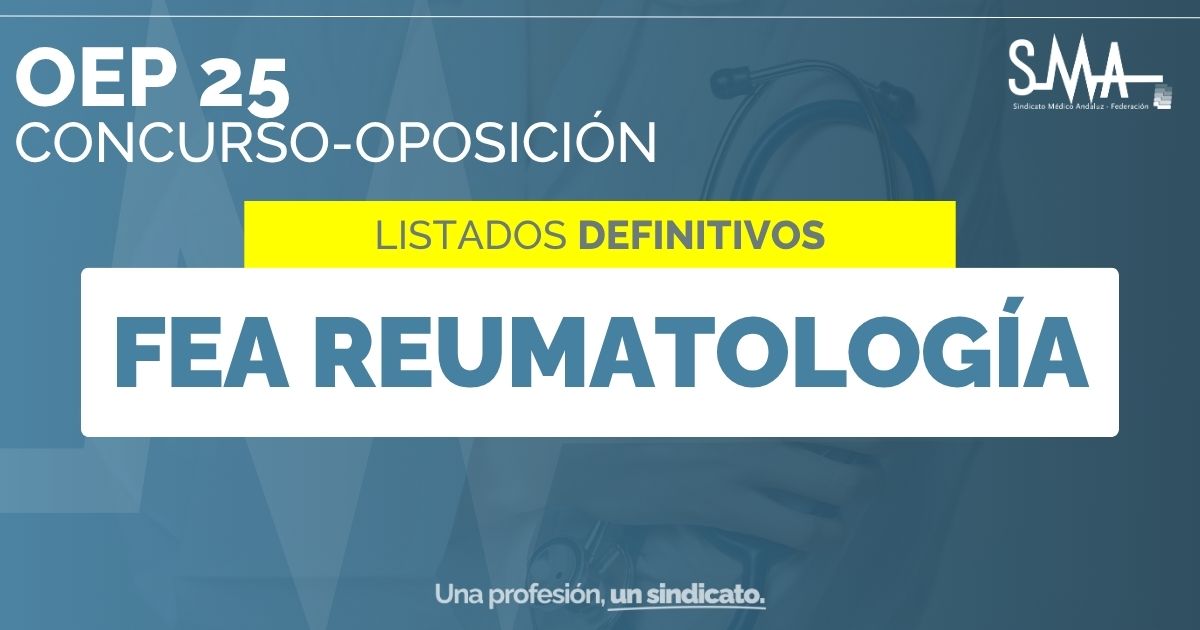 DEFINITIVOS OEP 25 CONCURSO-OPOSICION REUMATOLOGIA