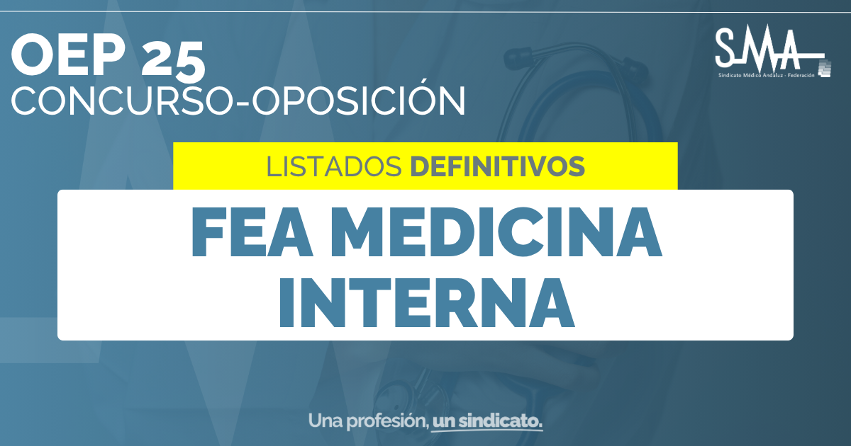 DEFINITIVOS OEP 25 CONCURSO-OPOSICION MEDICINA INTERNA