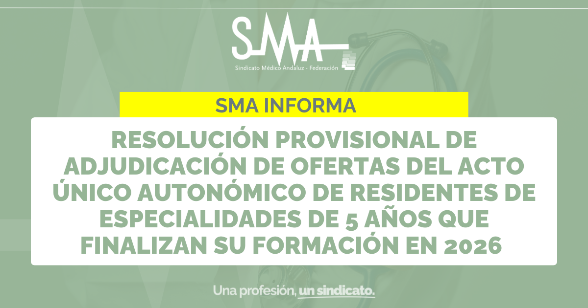 LISTADO PROVISIONAL SMA