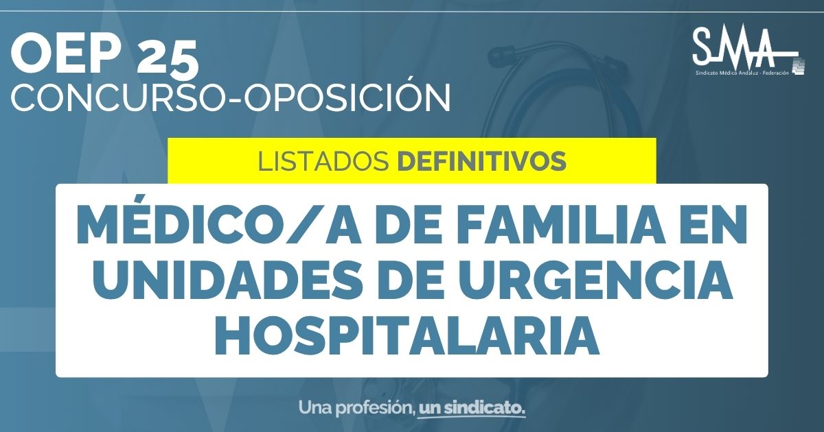 OEP 25 CONCURSO-OPOSICION URG HOSP