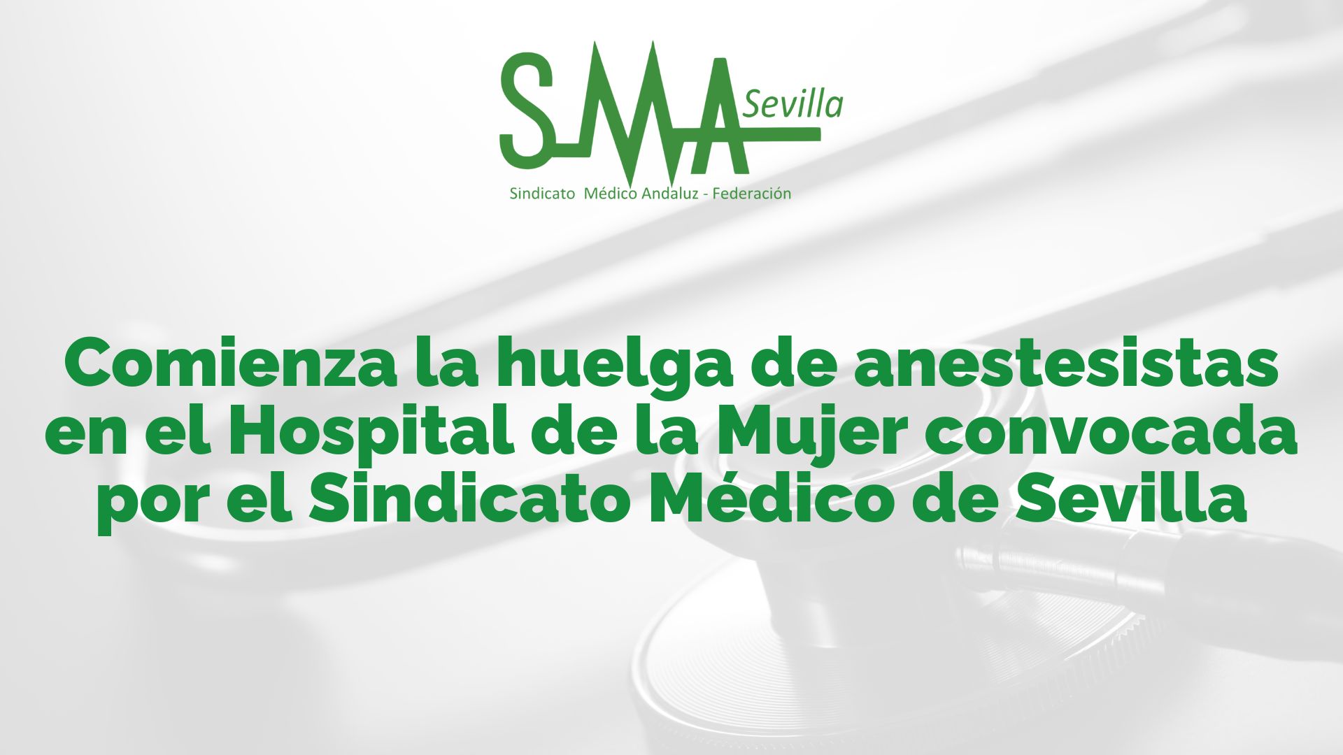 _SMA NOTA huelga anestesistas 30J