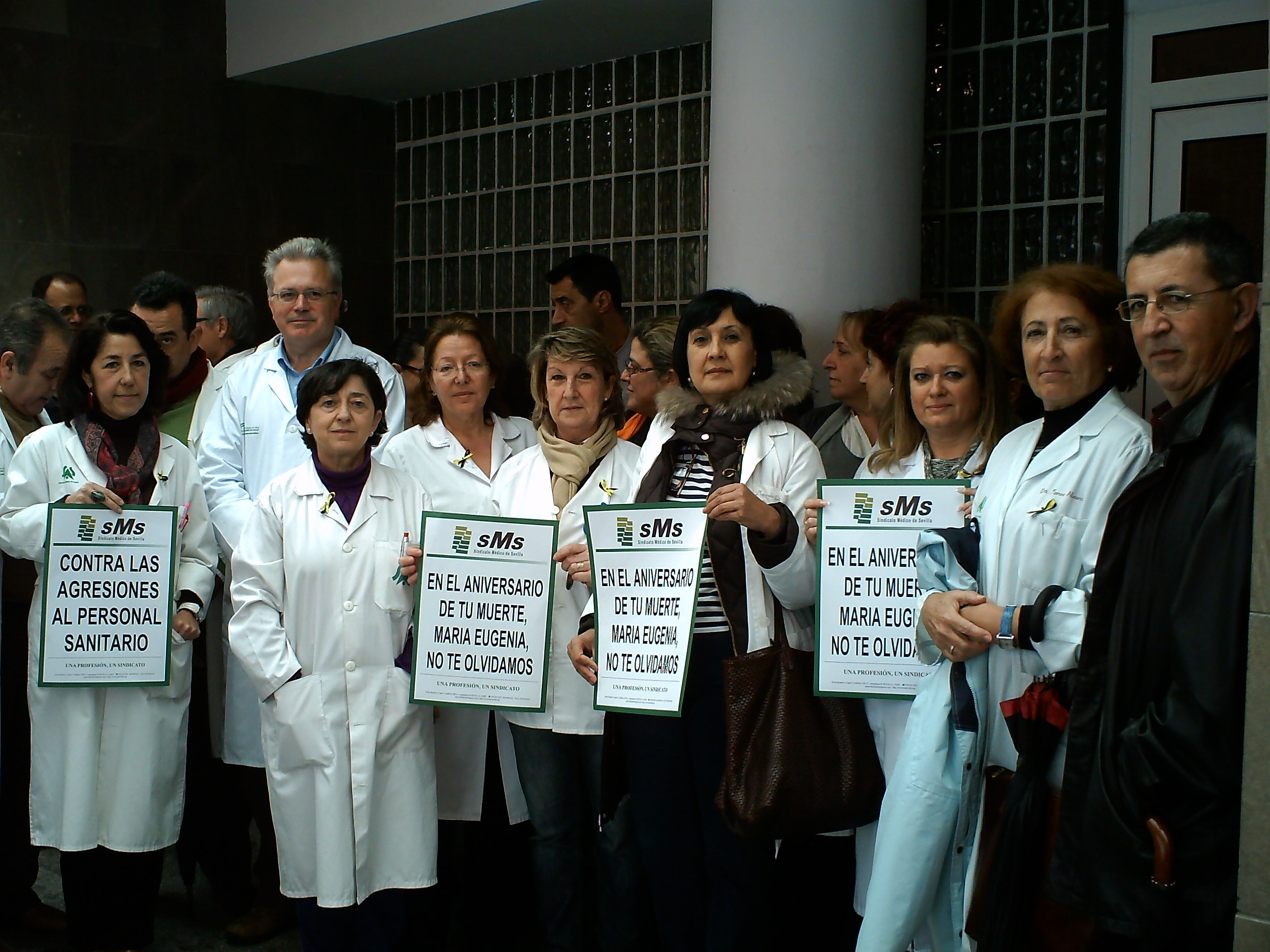 Imagen de la concentracion Pol Norte