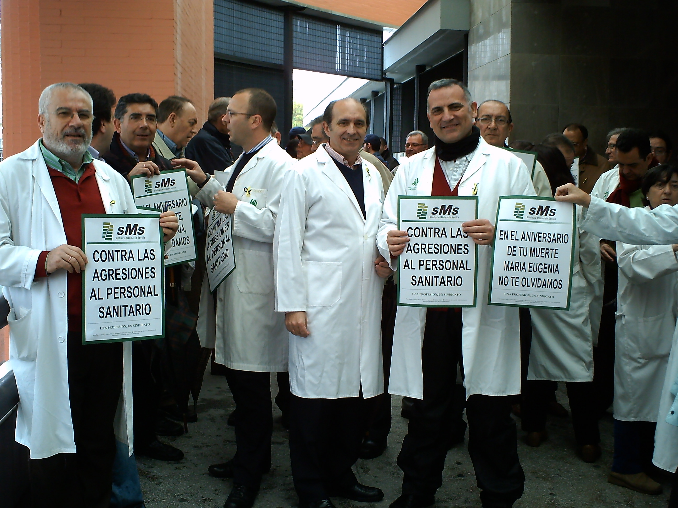 Imagen de la concentracion Pol Norte