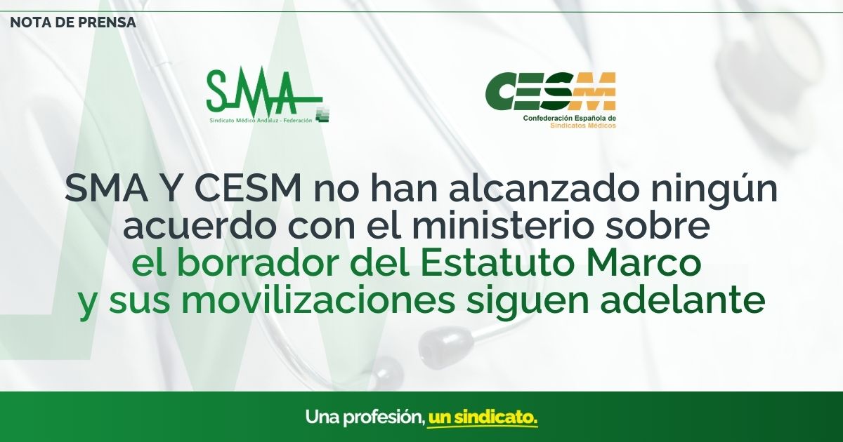 sma cesm no acuerdo estatuto marco
